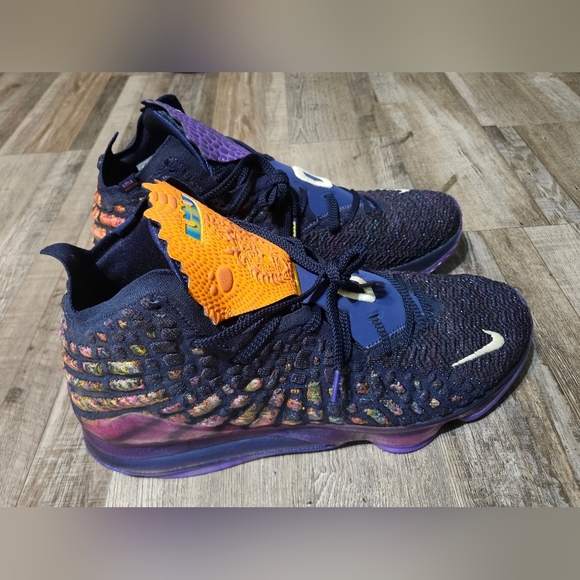 💙Nike Lebron XVII 'Space Jam Monstars' Basketball Shoes CD5050-400 SZ (17)💚 - Picture 5 of 16